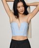 LyreBird Deep-V Strapless Corset - 1