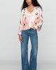 LyreBird Embellished Velvet Bed Jacket - 3