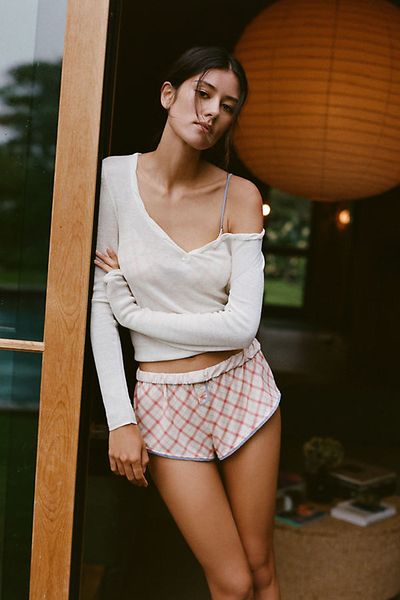 LyreBird Femme Fitted Boxer Shorts in ModaLuxe