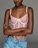 LyreBird Floral Mesh Bodysuit - 1