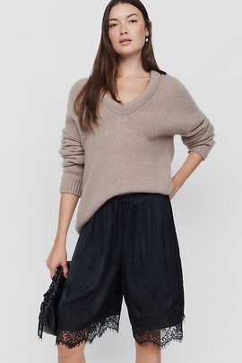 LyreBird Heirloom Lace Bermuda Shorts