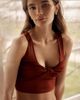LyreBird Knot-Front Mesh Crop Tank Top - 1