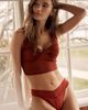 LyreBird Knot-Front Mesh Crop Tank Top - 2