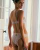 LyreBird Lace-Trim Bikini Briefs - 1
