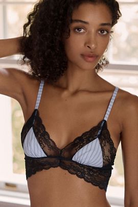 LyreBird Lace-Trim Thong