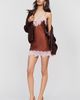 LyreBird Lace Trim Mini Dress - 6
