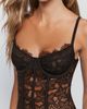 LyreBird Longline Lace Corset - 4