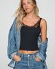 LyreBird Modaluxe Lace-Trim Tank Top - 1