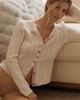 LyreBird Novelty Button Pointelle Cardigan - 1