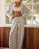 LyreBird Quilted Knit Barrel Pants - 1