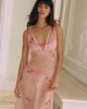 LyreBird Sheer Plunge-Neck Chemise - 1
