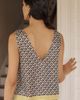 LyreBird Silken Printed Scarf Top - 4