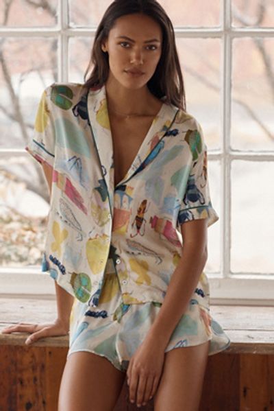 LyreBird Silky Pajama Shorts