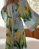 LyreBird Silky Three-Piece Robe Set - 2