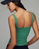 LyreBird Square-Neck Shelf-Bra Tank Top - 3