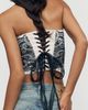 LyreBird Strapless Lace-Up Corset - 2