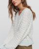 LyreBird Textured V-Neck Sweater - 2