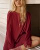 LyreBird Waffle Knit Tunic Sleep Dress - 2