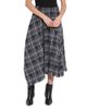 Lysse Lysse Anniston Asymmetric Fringe Hem Midi Skirt - 1