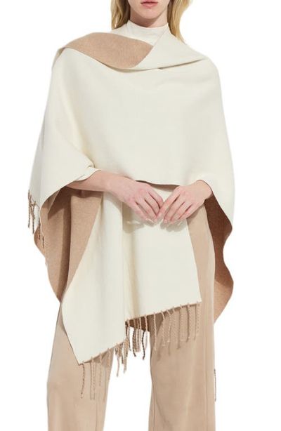 Lysse Lysse Basilla Reversible Cotton & Cashmere Wrap