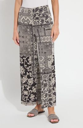 Lysse Lysse Genesis Mixed Print Stretch Woven Pants