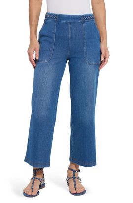 Lysse Lysse Hayes Braid Detail Crop Wide Leg Jeans