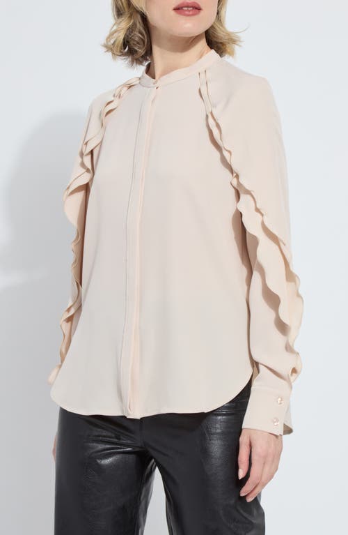 Lysse Lysse Isadora Ruffle Sleeve Button-Up Shirt
