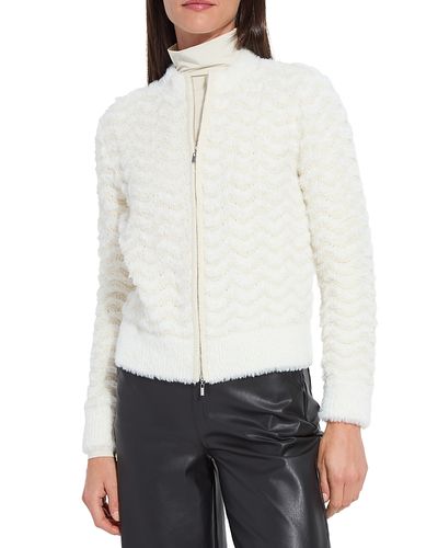 Lysse Lysse Ivanna Zip Crewneck Cardigan Sweater