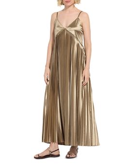 Lysse Lysse Lauren Pleated Midi Dress