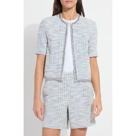 Lysse Lysse Lily Short Sleeve Summer Tweed Jacket