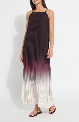 Lysse Lysse Lorena Pleated Chiffon Dress