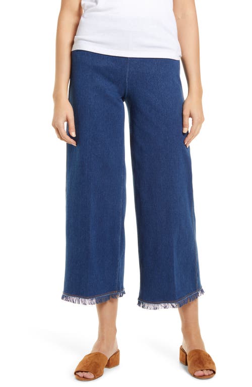Lysse Lysse Lyssé Shiloh Palazzo Wide Leg Fringe Crop Denim Leggings