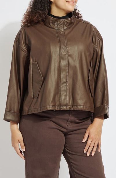 Lysse Lysse Mina Oversized Faux Leather Jacket
