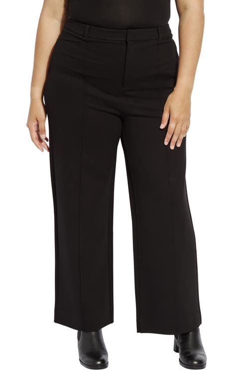 Lysse Lysse Nadia High Waist Wide Leg Ponte Trousers