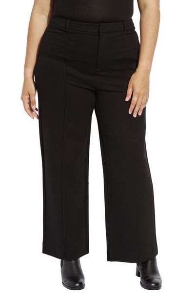Lysse Lysse Nadia High Waist Wide Leg Ponte Trousers