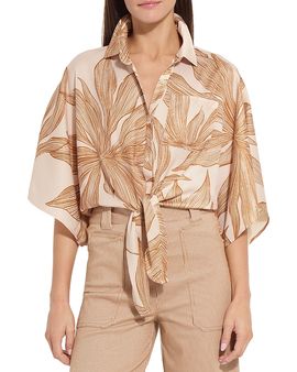 Lysse Lysse Nilza Tie Dolman Sleeve Shirt