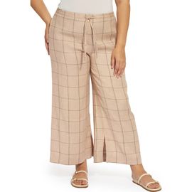 Lysse Lysse Nixie Drawstring Linen Blend Wide Leg Pants