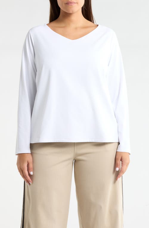 Lysse Lysse ntial V-Neck Long Sleeve Top