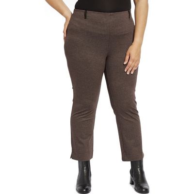 Lysse Lysse Pinstripe Pull-On Baby Bootcut Ankle Ponte Pants