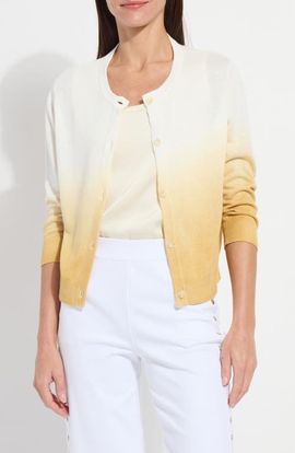 Lysse Lysse Reign Ombré Linen Blend Cardigan
