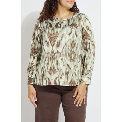 Lysse Lysse Tanni Crewneck Satin Top