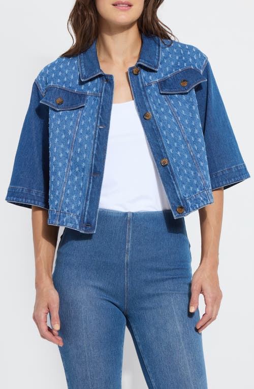 Lysse Lysse Thea Crop Short Sleeve Denim Jacket