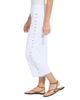Lysse Lysse Willa Scallop Studded High Rise Crop Jeans in White - 3