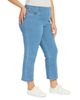 Lysse Plus Lysse Plus Billie Eyelet Straight Jeans in Bleached Blue - 2