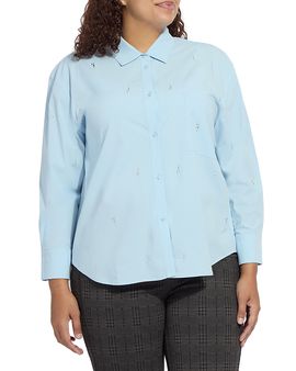 Lysse Plus Lysse Plus Skye Crystal Embellished Shirt