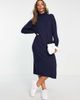 M Lounge M Lounge cozy longline maxi dress in french navy - 1
