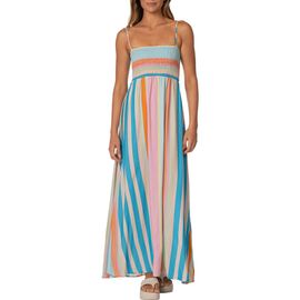 Maaji Maaji Ailany Deep Sea Stripe Maxi Cover Up Dress