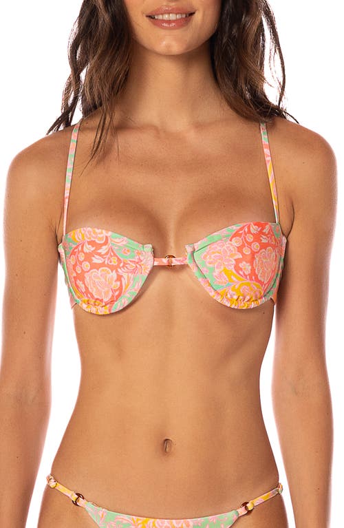 Maaji Maaji Arabian Nights Amatista Underwire Reversible Bikini Top