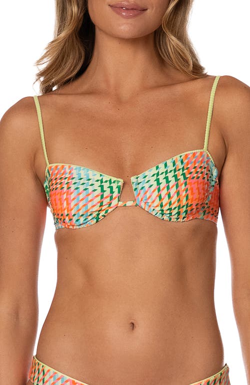 Maaji Maaji Dreamy Grid Amatista Underwire Reversible Bikini Top