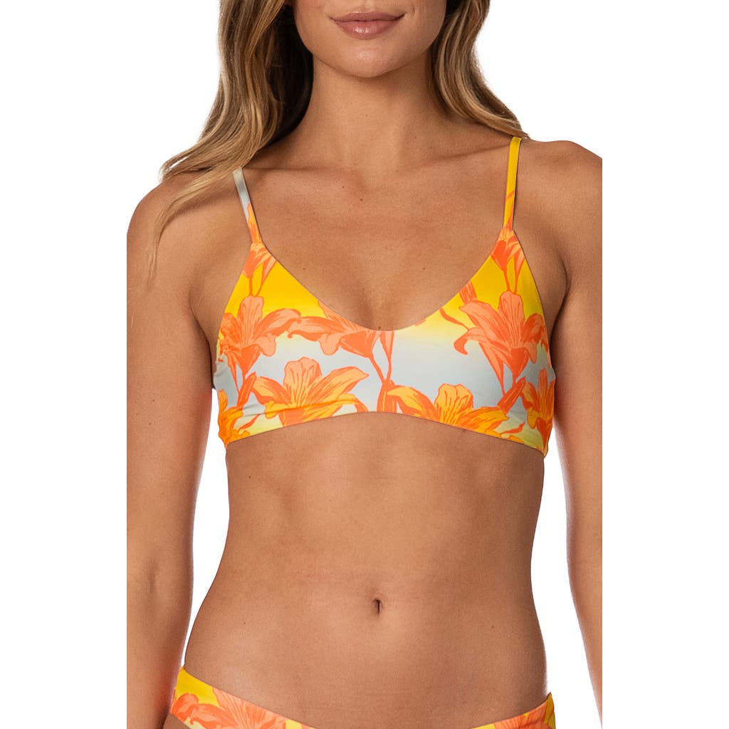 Maaji Maaji Golden Lily Liberties Reversible Bikini Top
